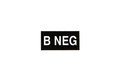 Patch - Groupe sanguin - B NEG