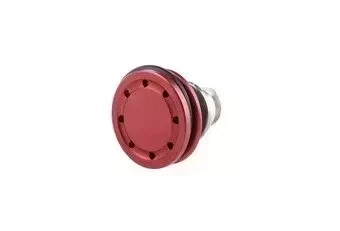 Aluminium piston head with bearing