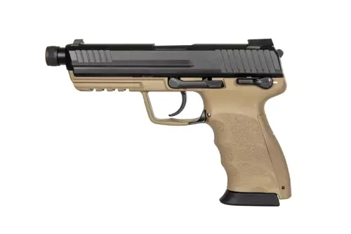 TM45 Tactical pistol replica with silencer - Tan