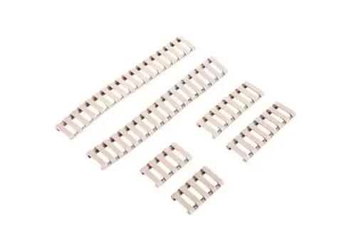 Zestaw osłon na szyny RIS - dark earth