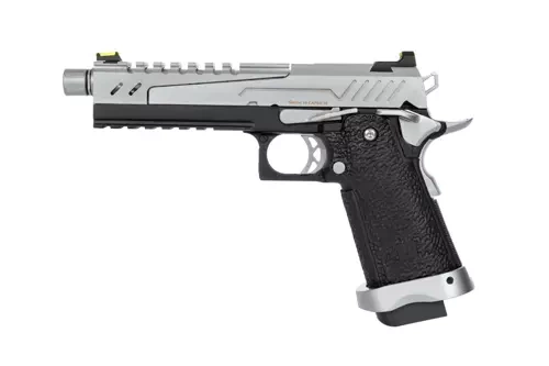 Hi-Capa 5.1 Split Side Pistol Replica - Black / Chrome