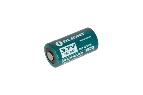 Akumulator 3,7V RCR 123A 650mAh