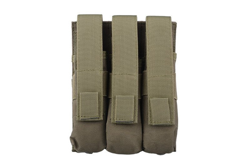 Triple magazine pouch for MP5 type magazines - olive