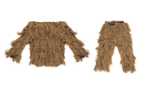 Traje de camuflaje Ghillie - tierra oscura