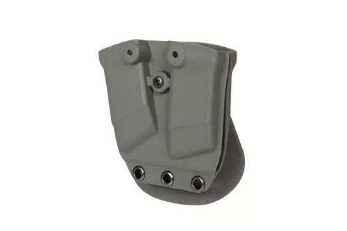 Kydex pistol magazine double pouch - Olive