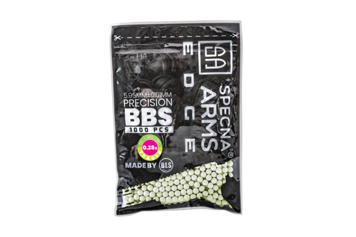 Billes Bio Tracer Degradable 0.28g Specna Arms EDGE ™ 1000 pièces - Vert