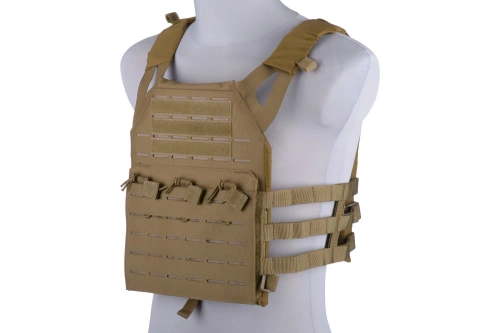 Jump Laser-Cut Tactical Vest - Tan
