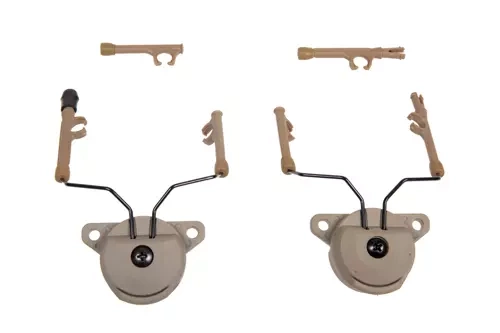 Comtac headphone adapter for Team Wendy (Type 2) rails - Dark Earth