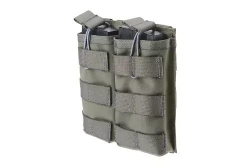 Poche Double Open I pour chargeurs AK/M4/G36 - ranger green