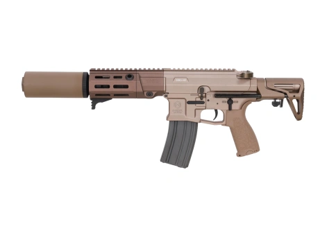 Maxim Defense PDX-SD Útočná puška AEG 5,5" (Aster SX) – Tan