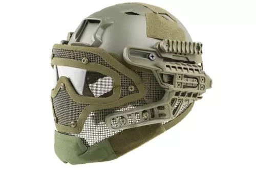 FAST Gunner (BJ) helmet replica - Olive