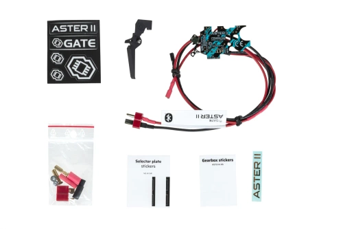 Sada ovladačů GATE ASTER II Bluetooth® pro převodovku G&amp;G G2 + nastavitelná spoušť Quantum Trigger 2 [AEG a HPA] [zadní kabel] Expert