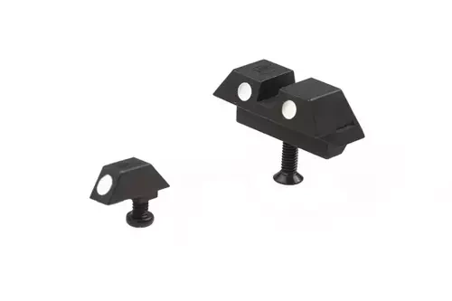 Komplet fluorescencyjnych przyrządów celowniczych do repliki G18C TM - białe