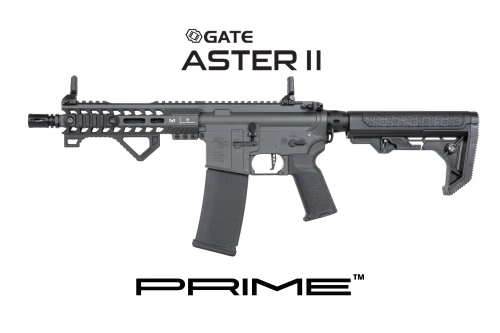 Fusil de airsoft Specna Arms RRA SA-P17 Prime™ Light Ops Stock Aster II ETU con motor brushless Gris