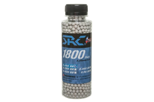 Boules SRC 0.48g bouteille 1800 pcs Blanc
