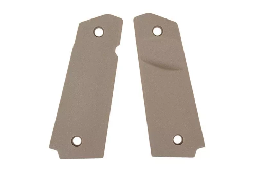 Colt 1911 Grip Side Linings  - Dark Earth