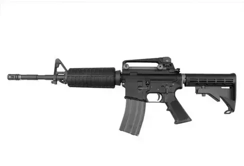 Replika karabinka szturmowego WE M4A1 Open Bolt - CZARNA