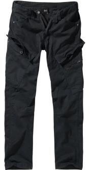 Brandit Adven Slim Fit Trousers Black