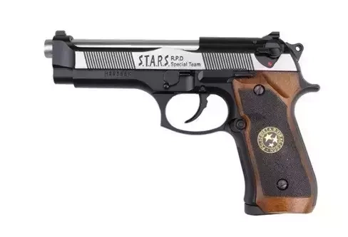 WE-2058 BIOHAZARD pistol replica - 2 tone