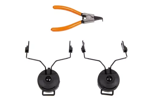 MSA Sordin headphone adapter for ARC OPS-CORE rails - Black