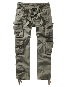 Brandit Pure Slim Fit Broek Olijf