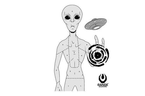 Blancos de tiro para alienígenas - 50 unidades.