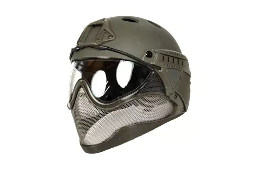 Full Face First Helmet Repllica - Green