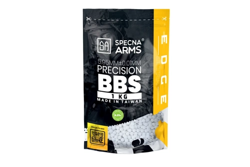 Balas de precisión 0,25g Specna Arms EDGE ULTRA™ BIO - 1 kg - blanco