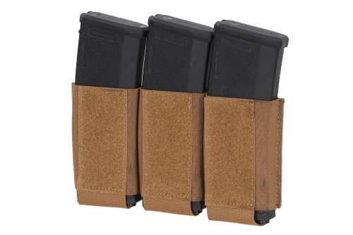 Portacargador triple 5,56 mm Wosport coyote brown
