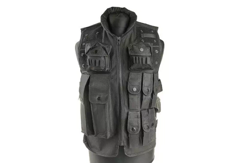 Police tactical vest - black