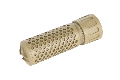 Zestaw replika tłumika dźwięku QD CQB 5KU z repliką tłumika płomienia QD Tan