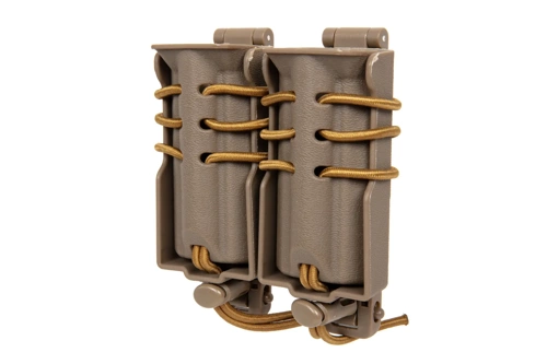 Ładownica na 2 magazynki 9mm Wosport Urban Assault Quick Pull Tan