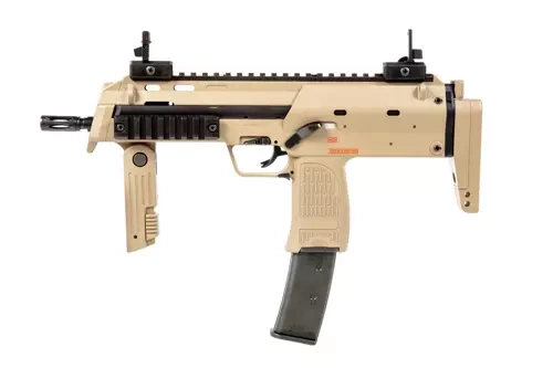 SMG7 A1 GBB submachine airsoft gun - tan