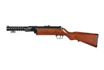 MP18 submachine gun replica - real wood