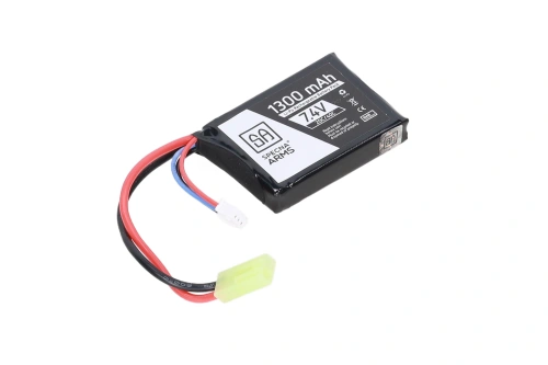 Specna Arms LiPo baterie 7,4V 1300mAh 20/40C PEQ Tamiya mini