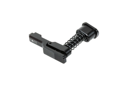 Aluminium Maxx Model Advanced type C magazine release for MTW M4 replicas Black