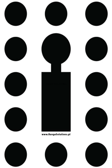 Cibles de tir T4 Bulinek - 500pcs