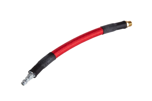 EPeS IGL HPA S&F QD 20cm connector met gevlochten kabel Rood
