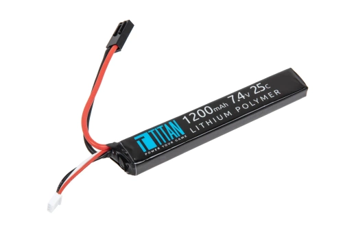 Akumulator Li-Po Titan 1200mAh 7.4V 25C Tamiya Stick
