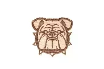 Naszywka Bulldog Head 2 - DSRT"