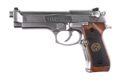 Replika pistole Samurai Edge Standard V.2 M9 Full Auto - stříbrná