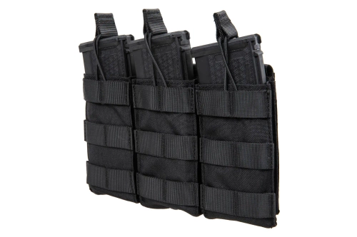 Cargador triple tipo abierto para cargadores M4/M16 Specna Arms Negro