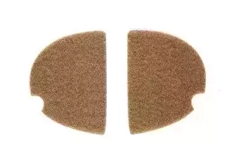 Autocollants en velcro pour les protections auditives - Tan