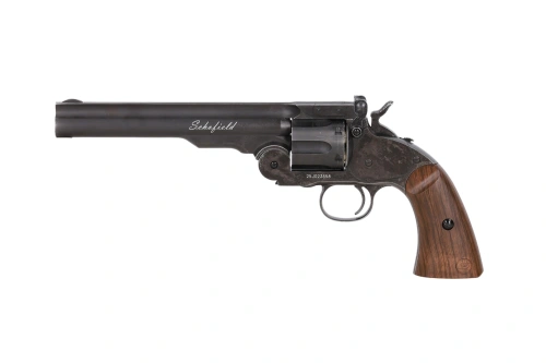 airsoft Schofield 6" revolver na CO2 – šedý