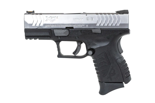 Cybergun x Springfield XDM 3.8" Compact Pistolet airsoft Noir et argent