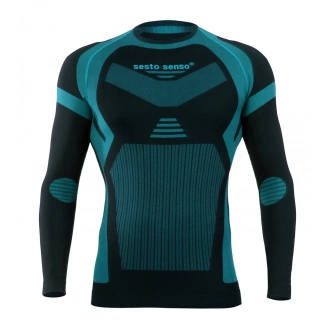 Sesto Senso Thermo Active CL16 long sleeve thermal T-shirt Black-blue
