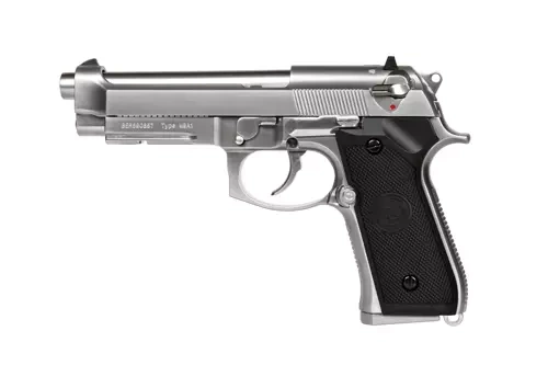M92 Chrome pistol replica