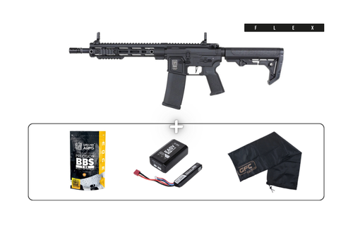 Airsoft Starter Pack – SA-F05-RL FLEX BLDC – Black