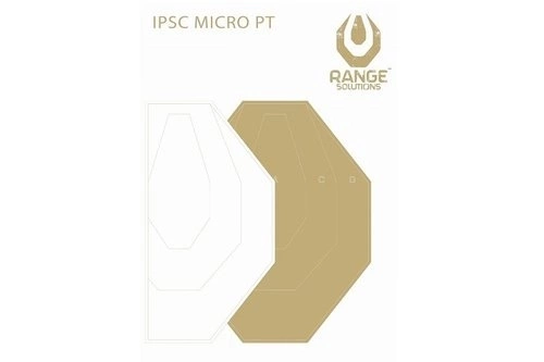 Escudos de tiro IPSC Micro PT - 50 piezas.