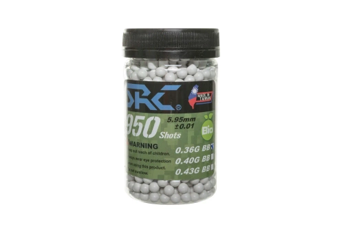 SRC BIO BBs 0.36g bottle 950 pcs White